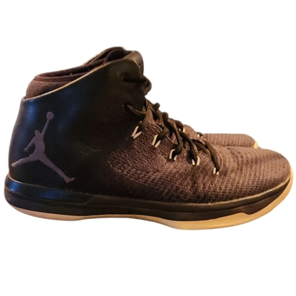 Nike Air Jordan 31 XXXi Black Cat Black/White 845037-010 Retro Sneakers Mens 9.5